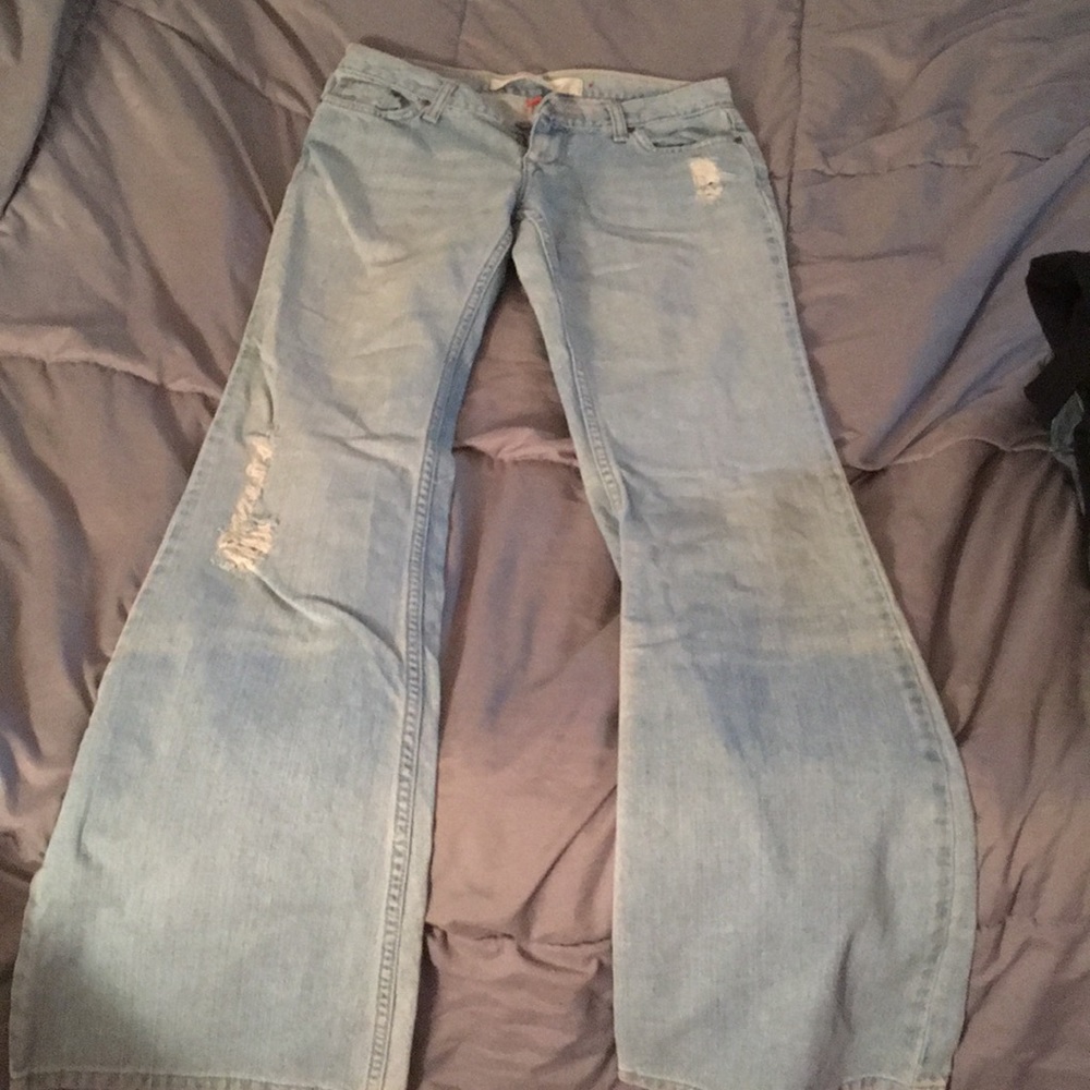 Light blue jeans